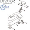 Ideal Standard Bari Bath Filler 2Th DC Taps Spare Parts